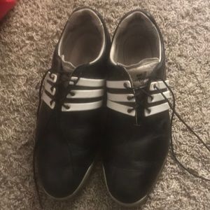 Adidas adiPure all leather gold shoes